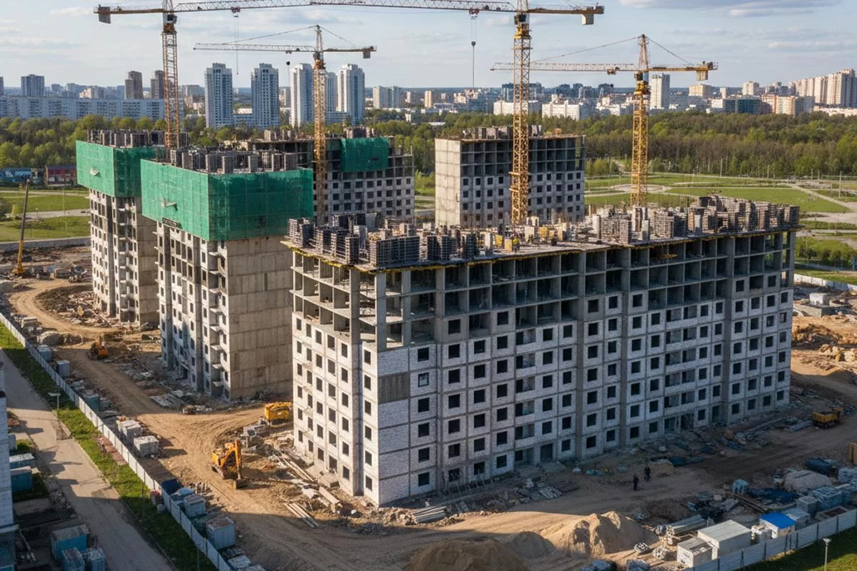 Тульская область в 2025 году ввела более 1 млн квадратных метров жилья