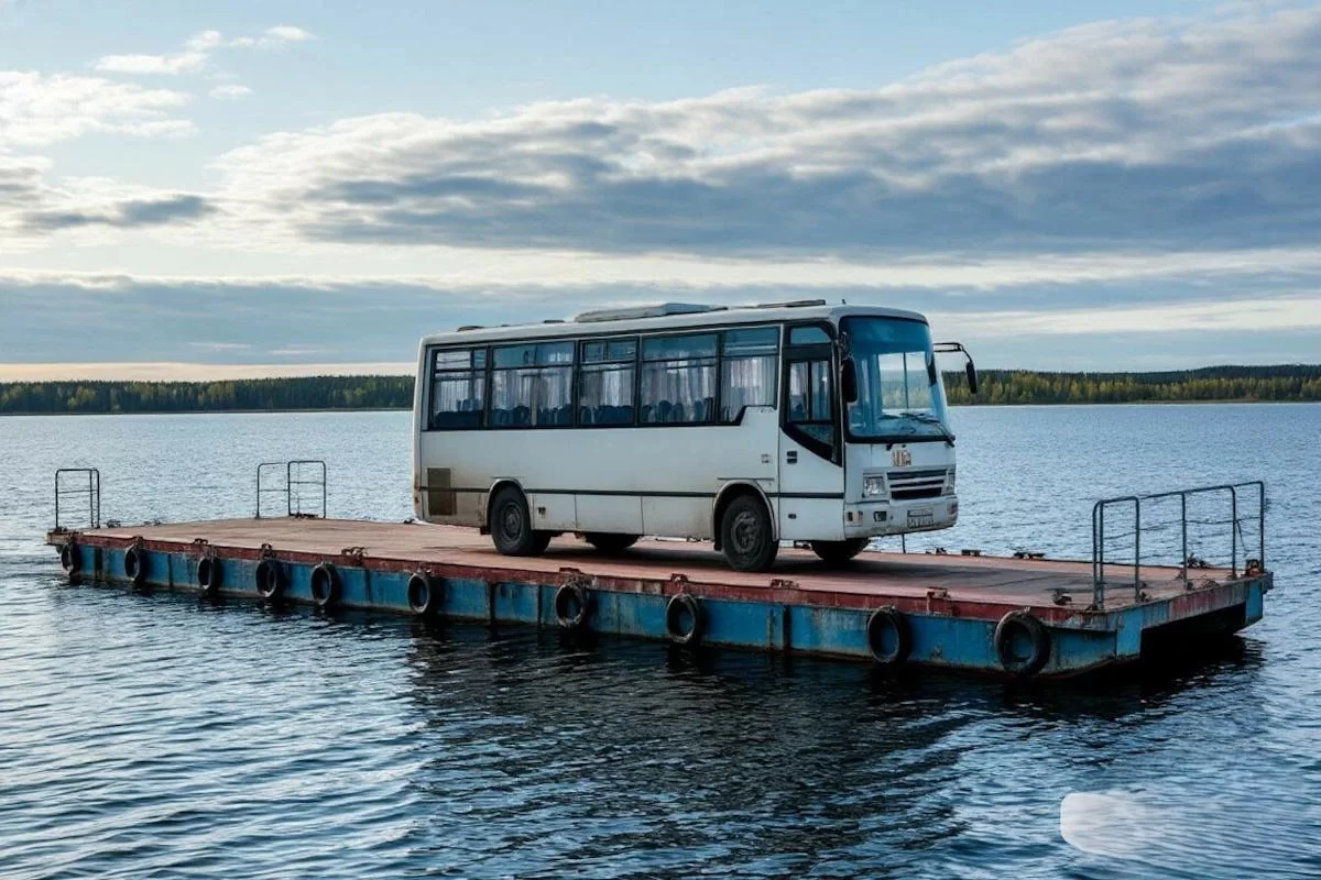 Перевозка машин на Соловецкие острова зависит от погоды и уровня воды