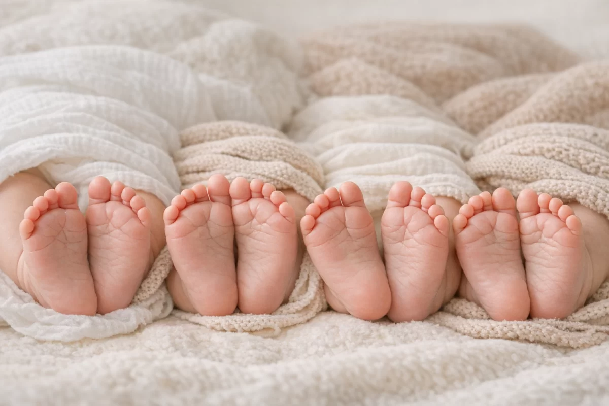 В Петербурге прошли редкие роды однояйцевой четверни