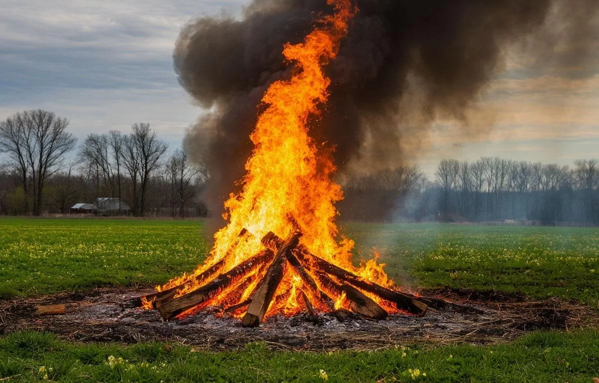 Огонь пришел раньше прогноза: в регионах уже горят поля и леса