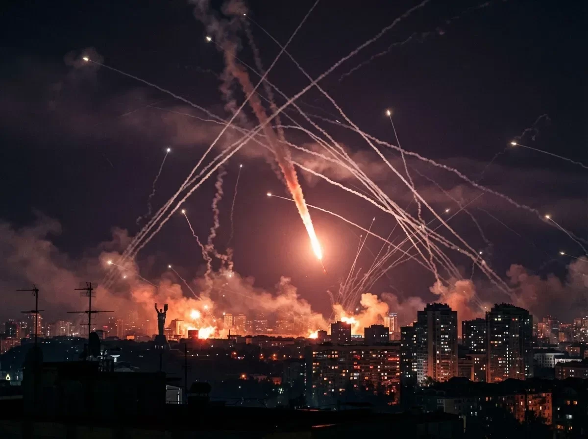 «В Киеве ад, закрывайте окна!» ПВО не справилась. Такого на Украине ещё не видели