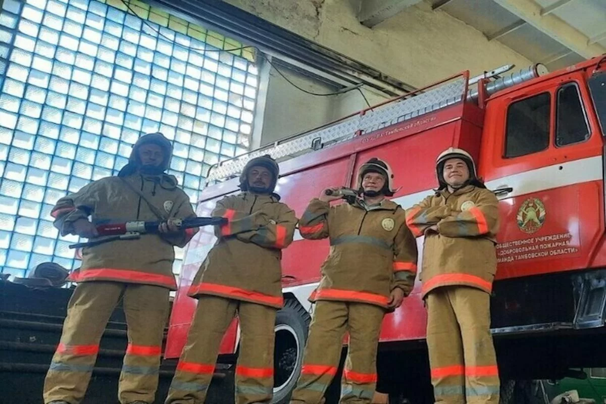 В Тамбовской области реализуют проект по усилению сельских добровольных пожарных команд