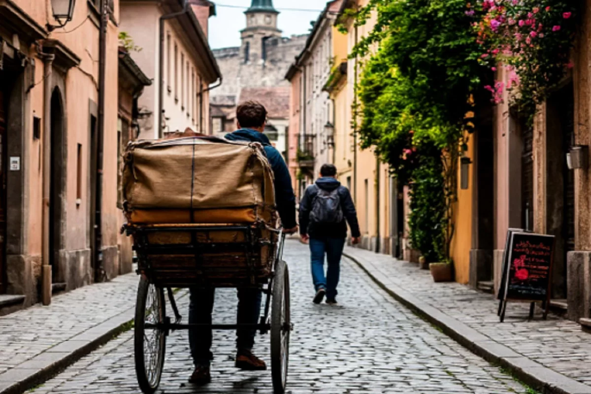 Путешественник с мини-домом на колесах добрался до Калуги