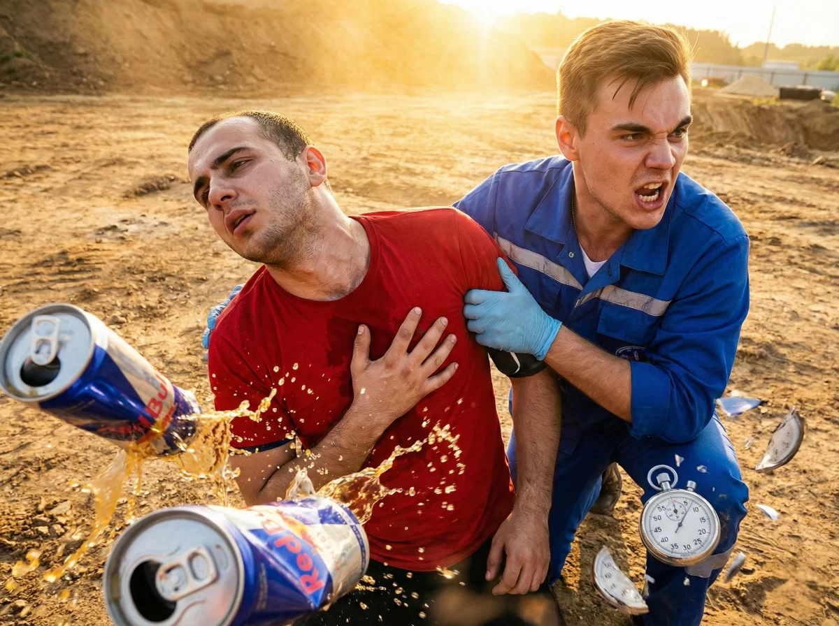 Цена банки энергетика: сердце стояло 40 минут. Странный приказ медика сотворил чудо