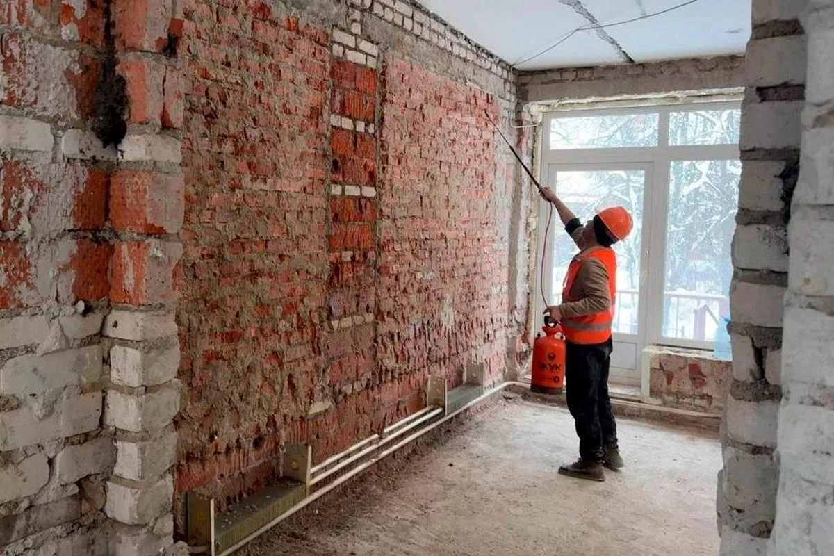 Готовность капремонта в детском саду «Ручеек» Городского округа Пушкинский достигла уровня 25%