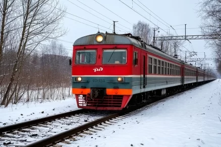 На железнодорожном переезде в Алтайском крае поезд врезался в легковую машину