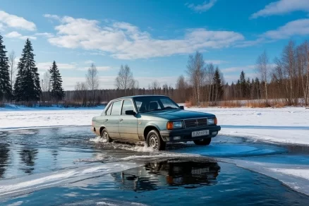 В Приморье рыбаки утонули вместе с автомобилем, провалившись под лед озера