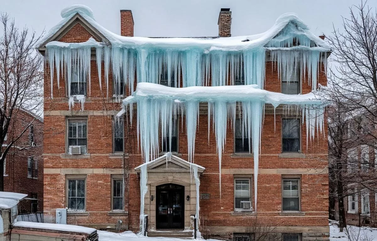 В Нижнем Новгороде наледь обрушилась на двух девушек, одна погибла
