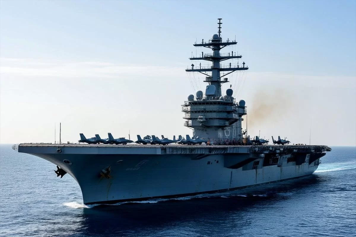 Авианосец США «Джеральд Форд» бежит с Ближнего Востока после рекордной вахты