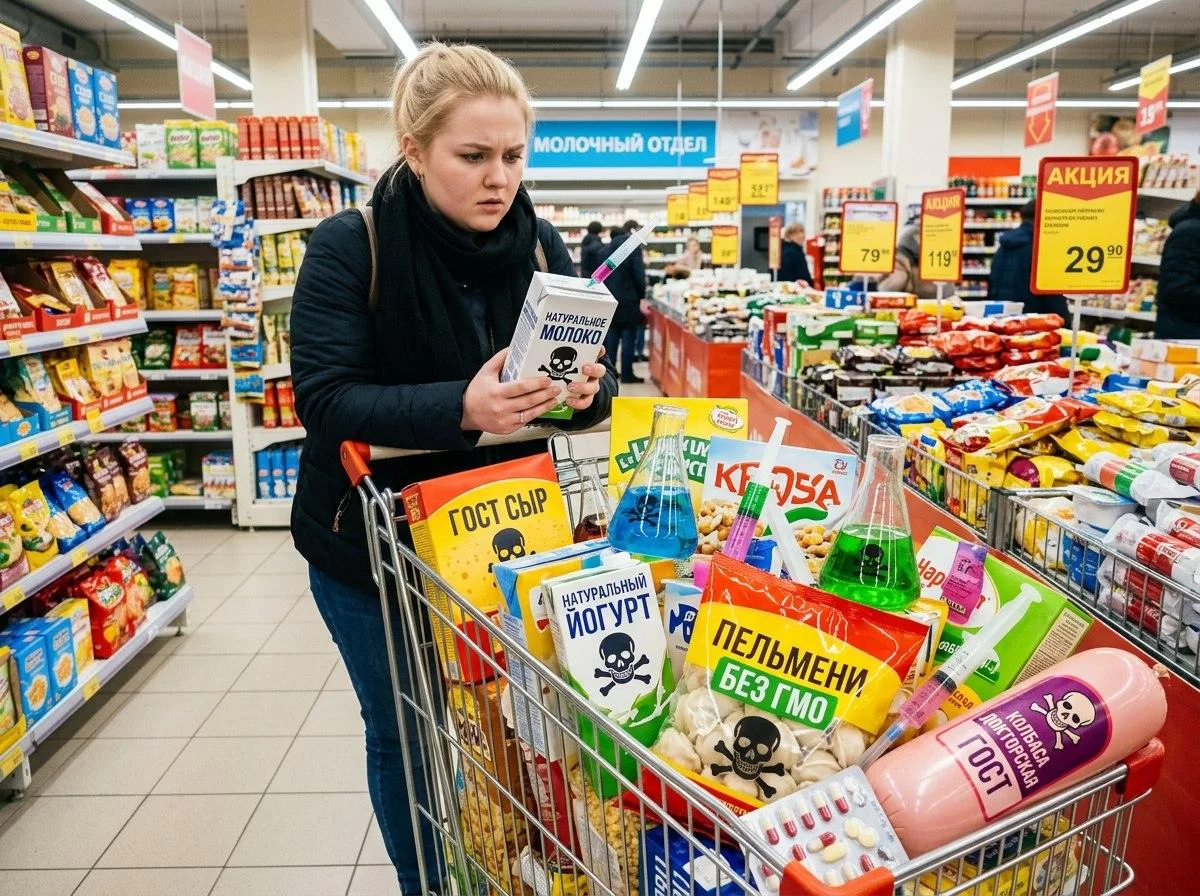 Полстраны с лишним весом. Диеты не помогут. Кто подсадил россиян на еду-фальшивку?