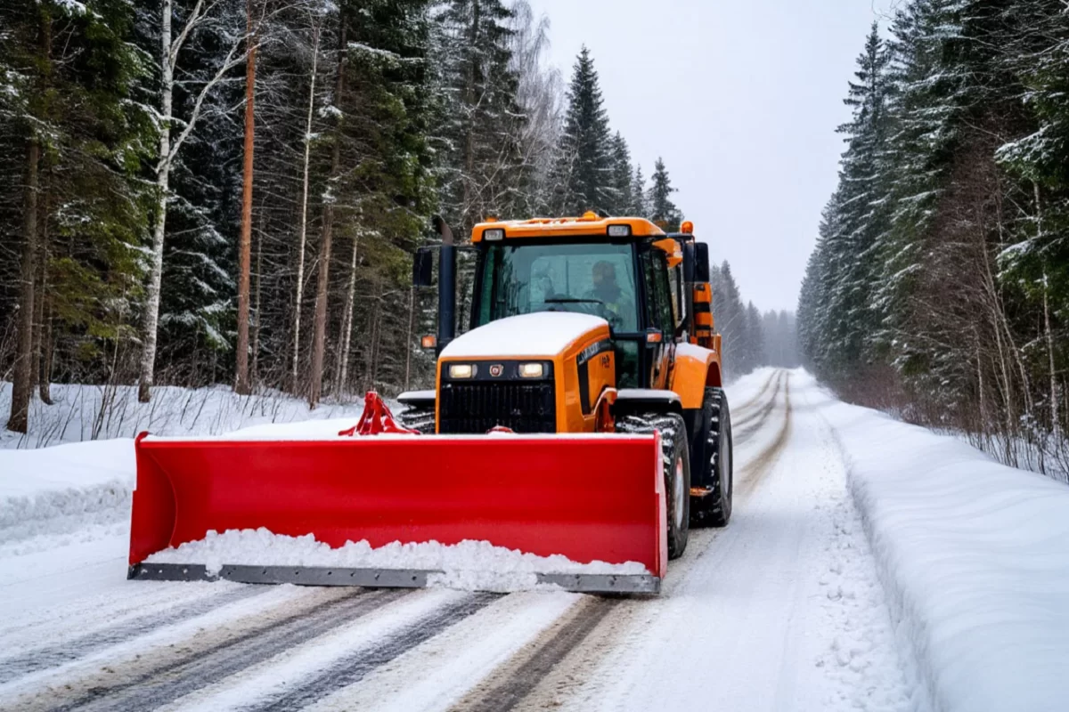 Под Челябинском женщина попала под снегоуборочную машину