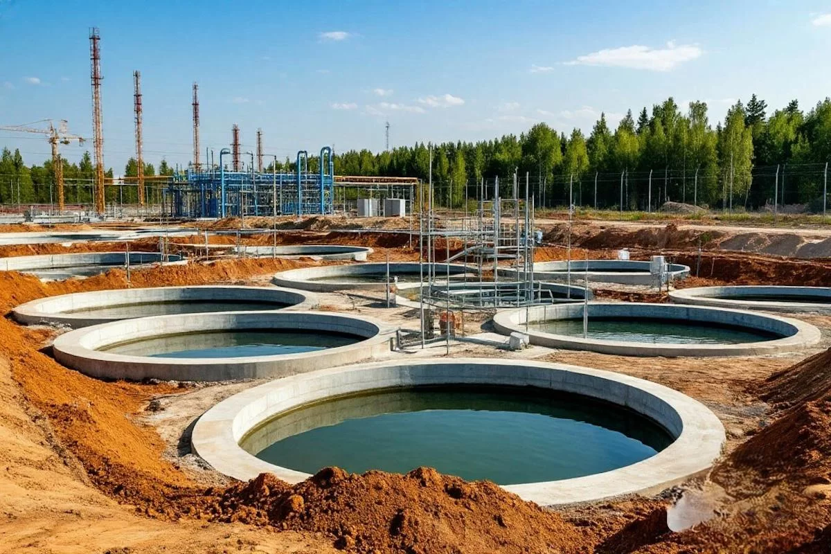 В Элисте завершили строительство очистных сооружений и готовят их к запуску