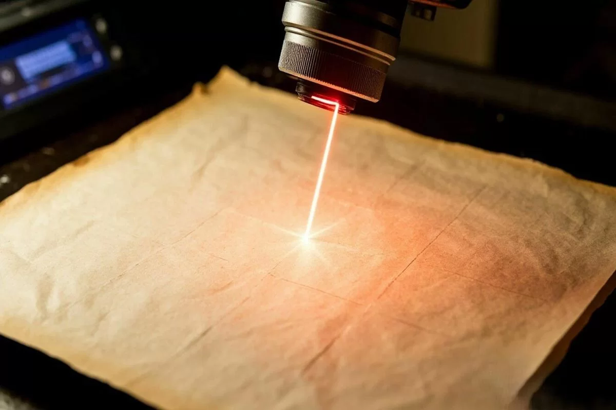 Ученые создали электронные схемы на обычной пергаментной бумаге с помощью лазера