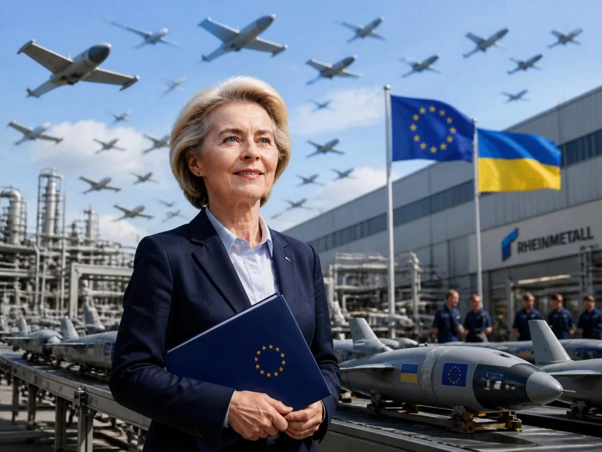 Беспилотники ВСУ будут собирать на заводах ЕС. Фон дер Ляйен уже подписала соглашение