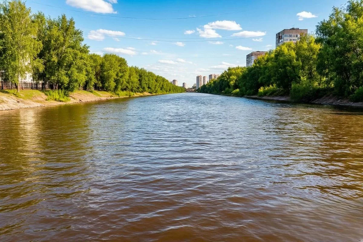 Уровень воды в реке Туре в Тюмени превысил критическую отметку