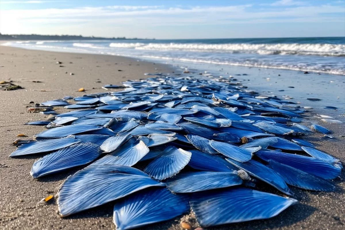 Синее нашествие у Золотых ворот: что за таинственные существа покрыли пляж в Сан-Франциско