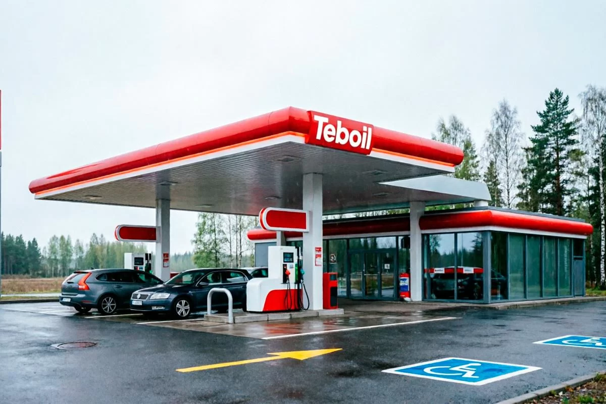 В Финляндии около 50 АЗС Teboil продолжают работать без продажи топлива