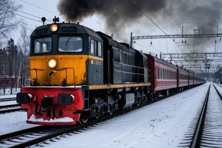 В Шушарах потушили подожженный коктейлем Молотова тепловоз