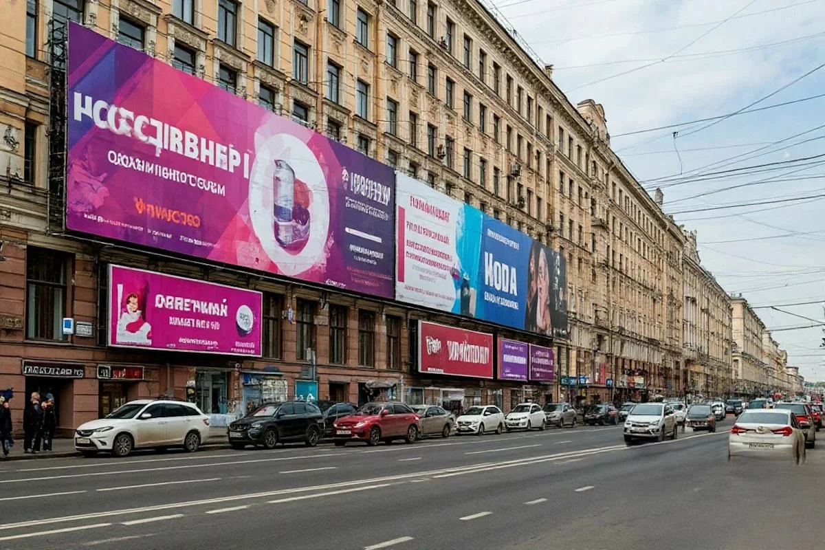 В Черкесске с начала года демонтировали почти 190 незаконных рекламных конструкций