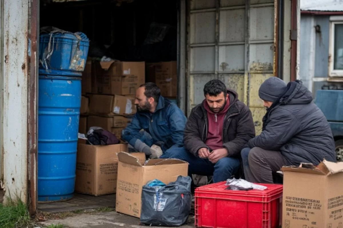 В Богородском задержан владелец гаражей, в которых жили мигранты