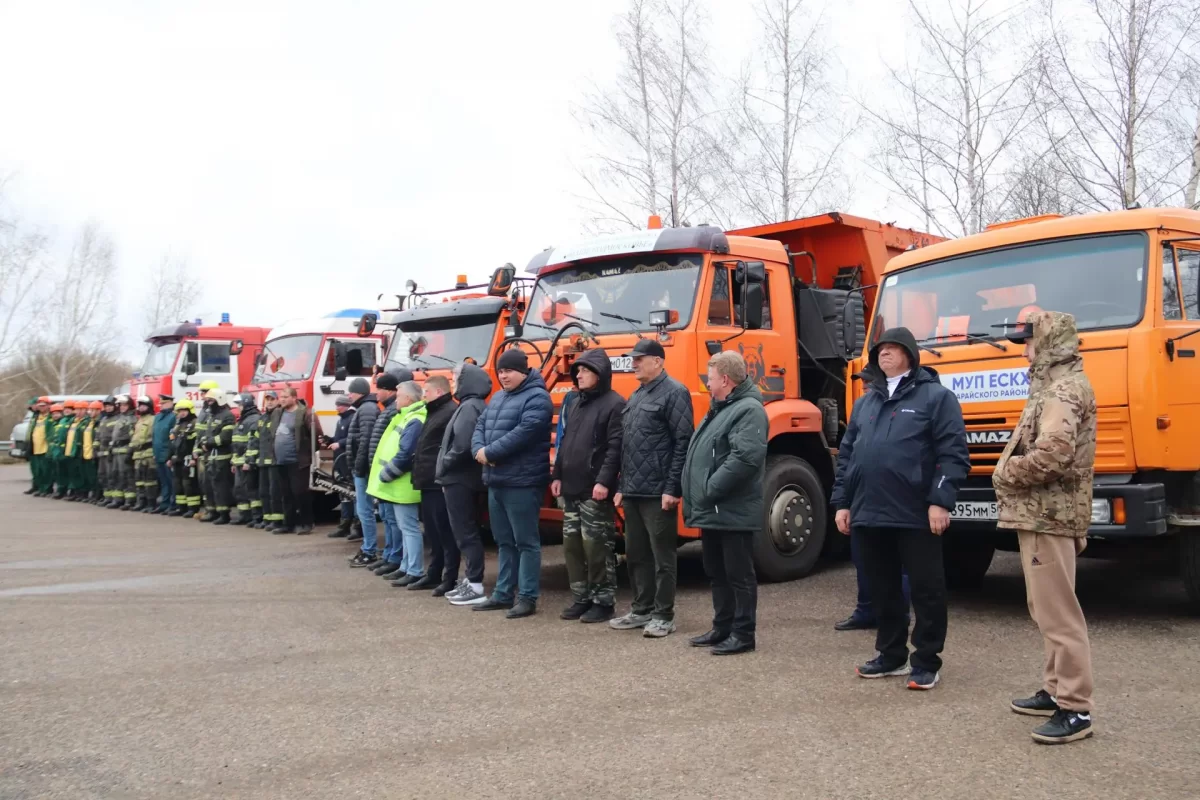 В Зарайске экстренные службы успешно провели учения по тушению лесных и торфяных пожаров