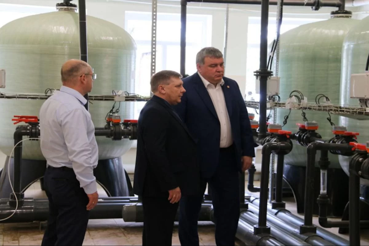 Жители посёлка Шатск под Тулой получили качественную питьевую воду после капремонта станции водоподготовка