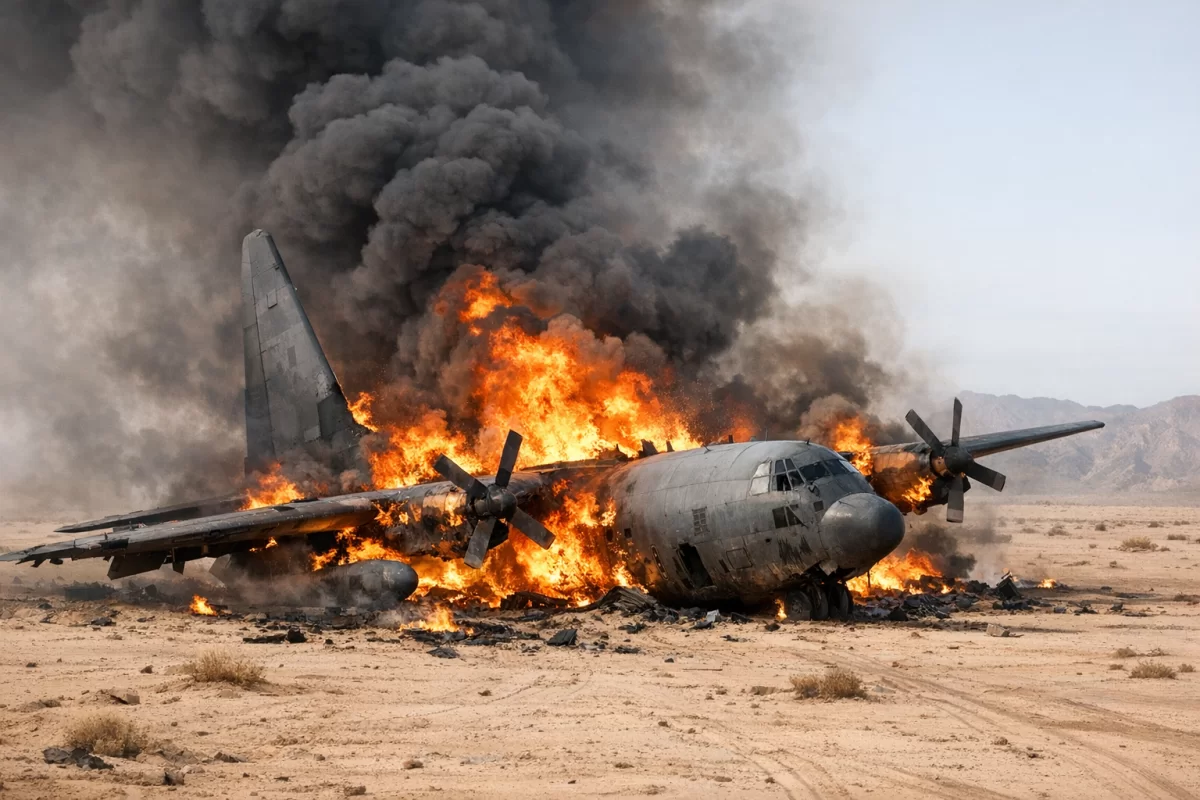 В Иране заявили об уничтожении американского самолёта C-130