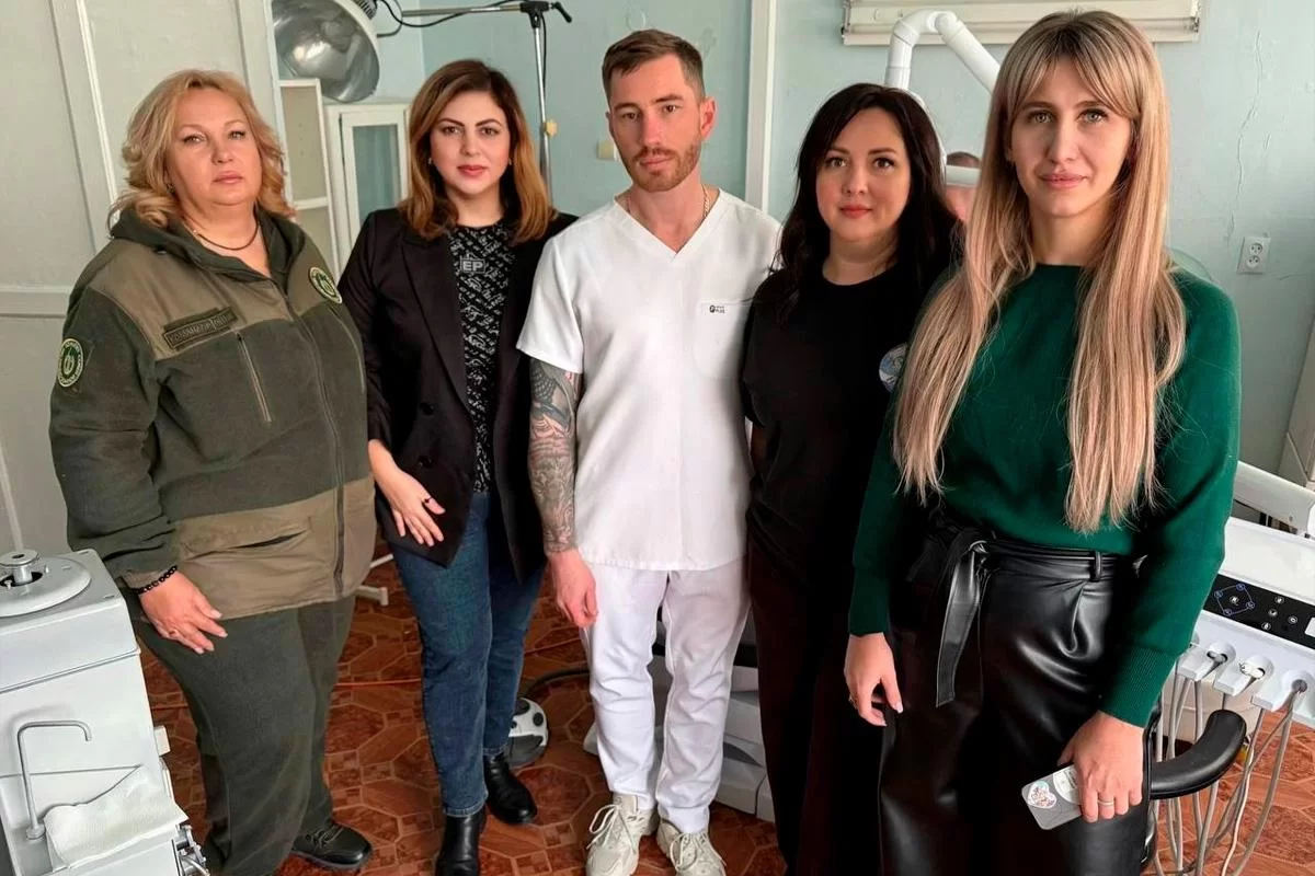 Детские стоматологи и волонтёры из Адыгеи прибыли с гуманитарной миссией в Херсонскую область