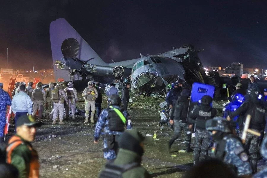 Денежный дождь над Эль-Альто: при крушении военного Hercules погибли 20 человек