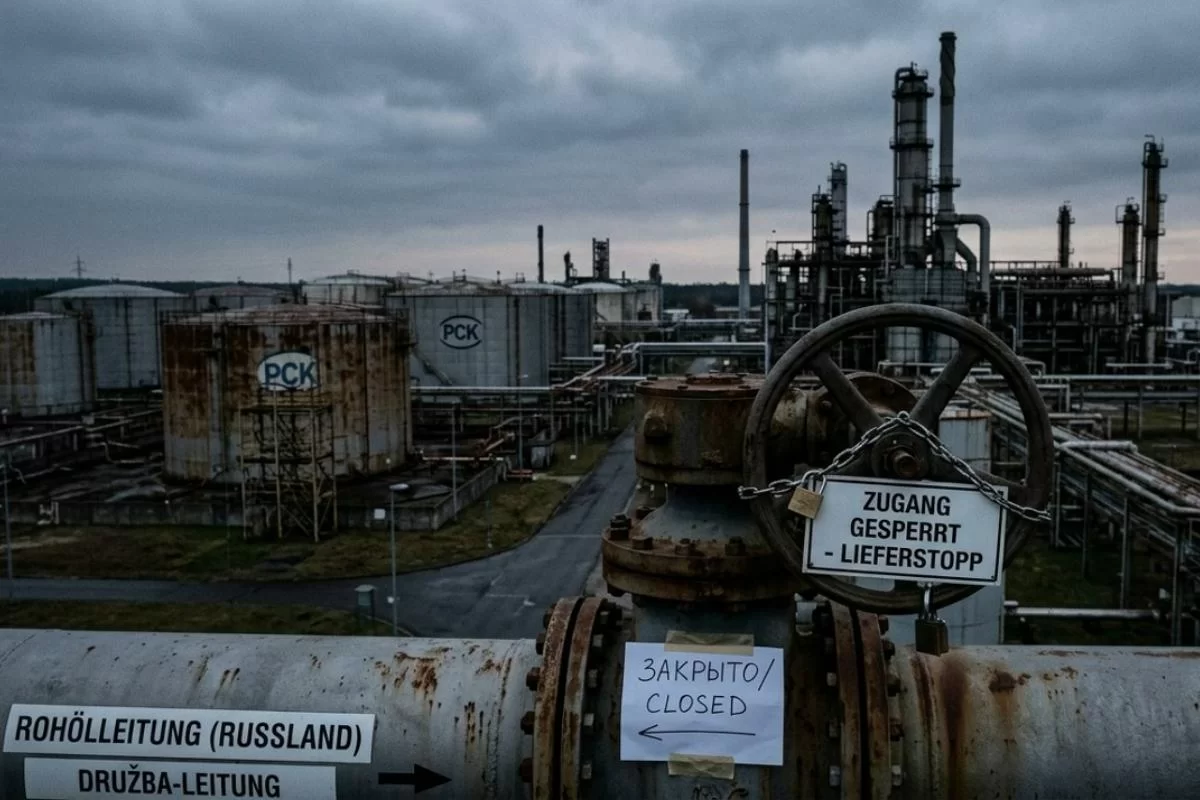 Россия закрыла кран. Германия осталась без нефти и без вариантов. Что ждёт немецкие НПЗ?