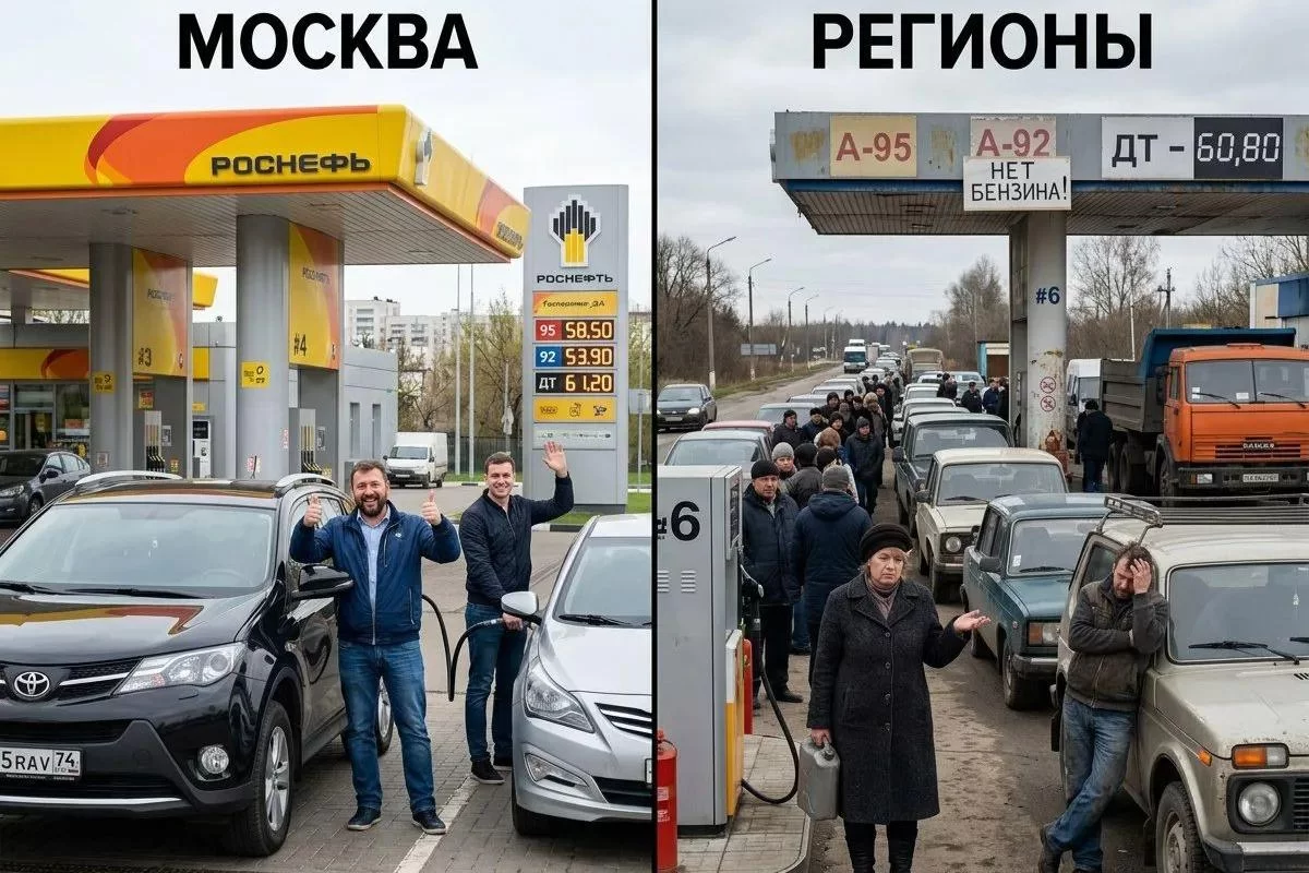 Жизнь налаживается. В Москве ситуацию с бензином исправили, очередь – за регионами