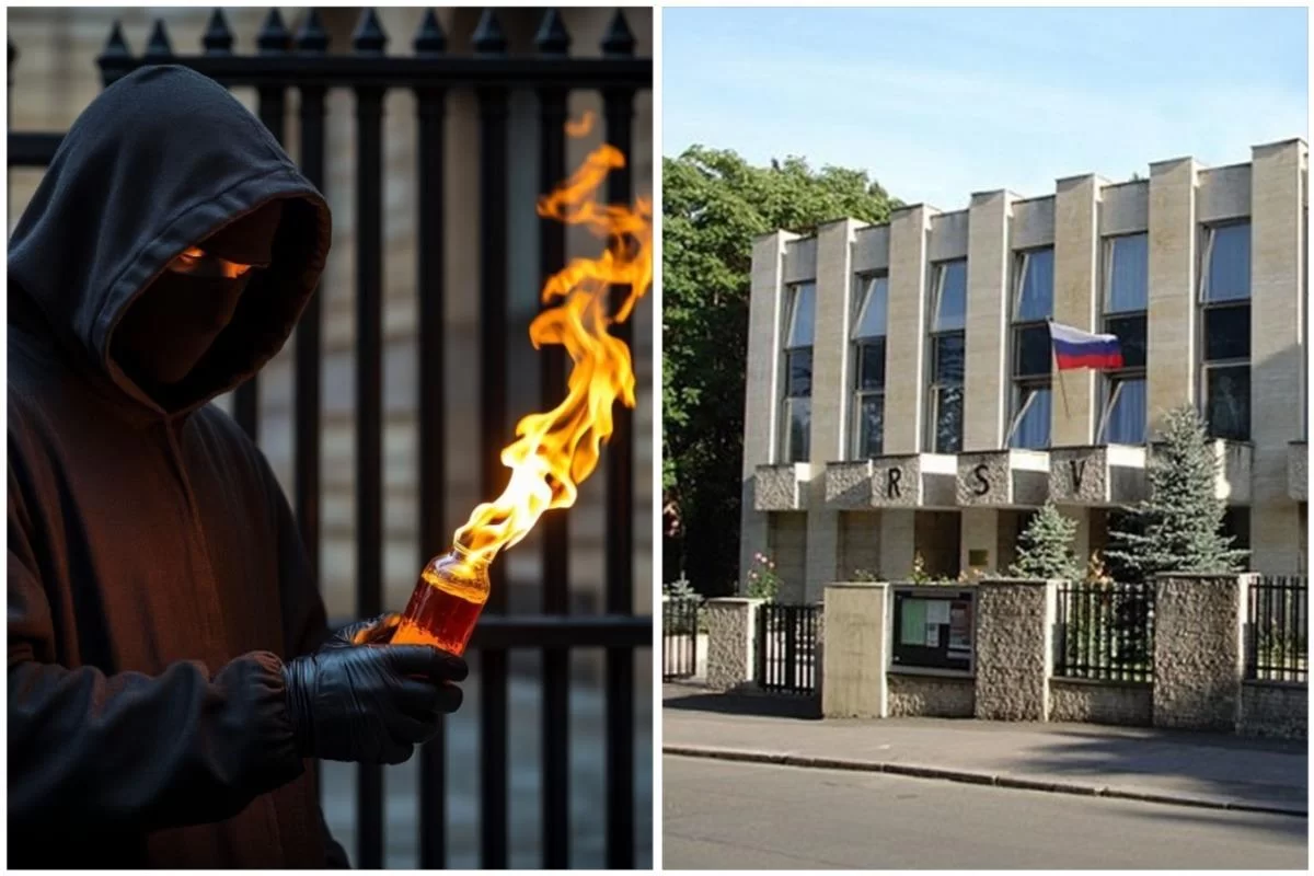 Огонь ненависти против русской культуры. Кто забросал коктейлями Молотова Русский дом в Праге