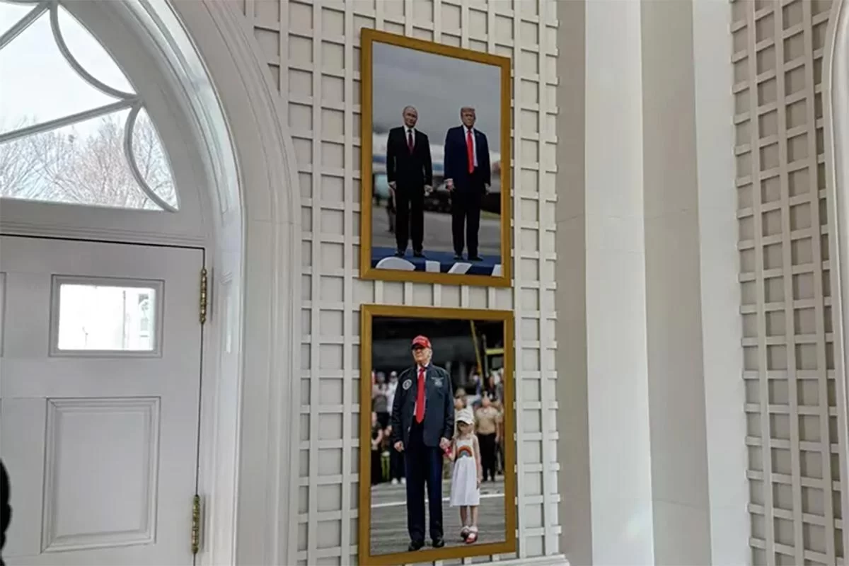 Трамп разместил в Белом доме фото с Путиным