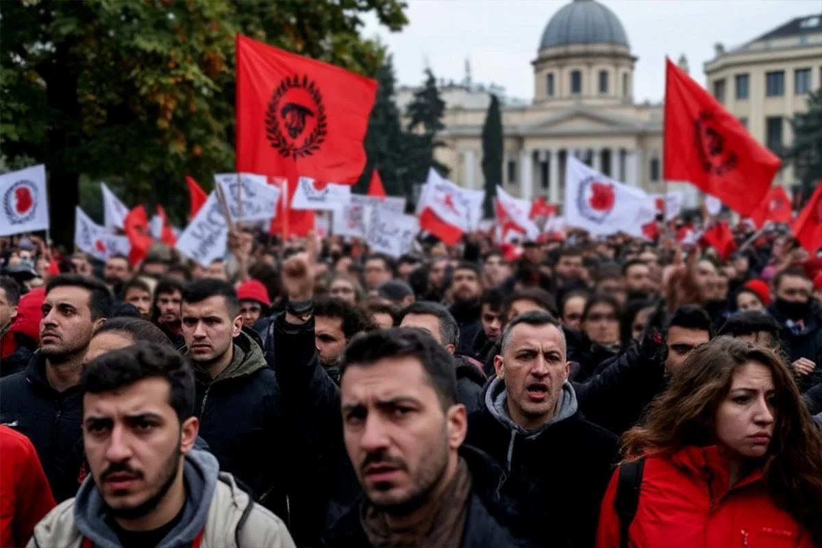 Розовые фламинго против колючей проволоки: в Албании десятый день не стихает «революция» из-за курорта зятя Трампа