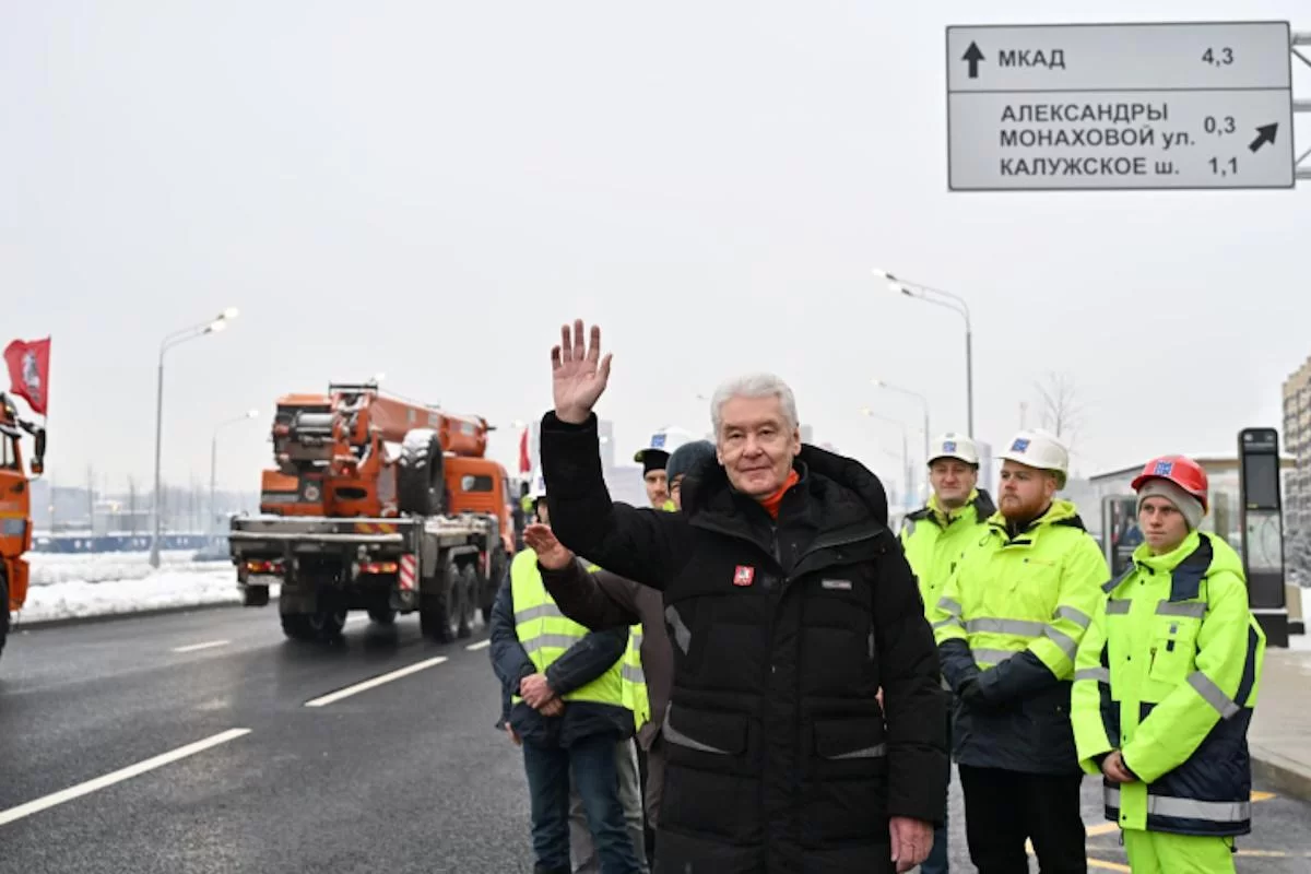 Собянин: открытие новой трассы в Коммунарке улучшится транспортное обслуживание района