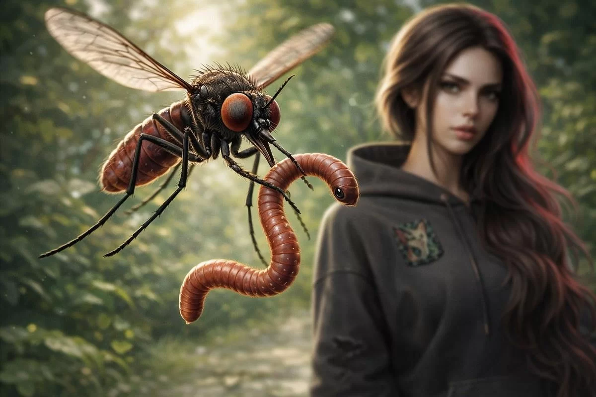 В россиянке 6 месяцев жил чужой: в Дагестане из глаза женщины извлекли червя. Виновник – обычный комар