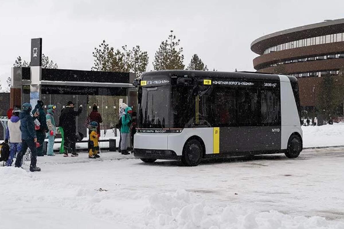 На алтайском курорте «Манжерок» протестируют беспилотный шаттл Navio
