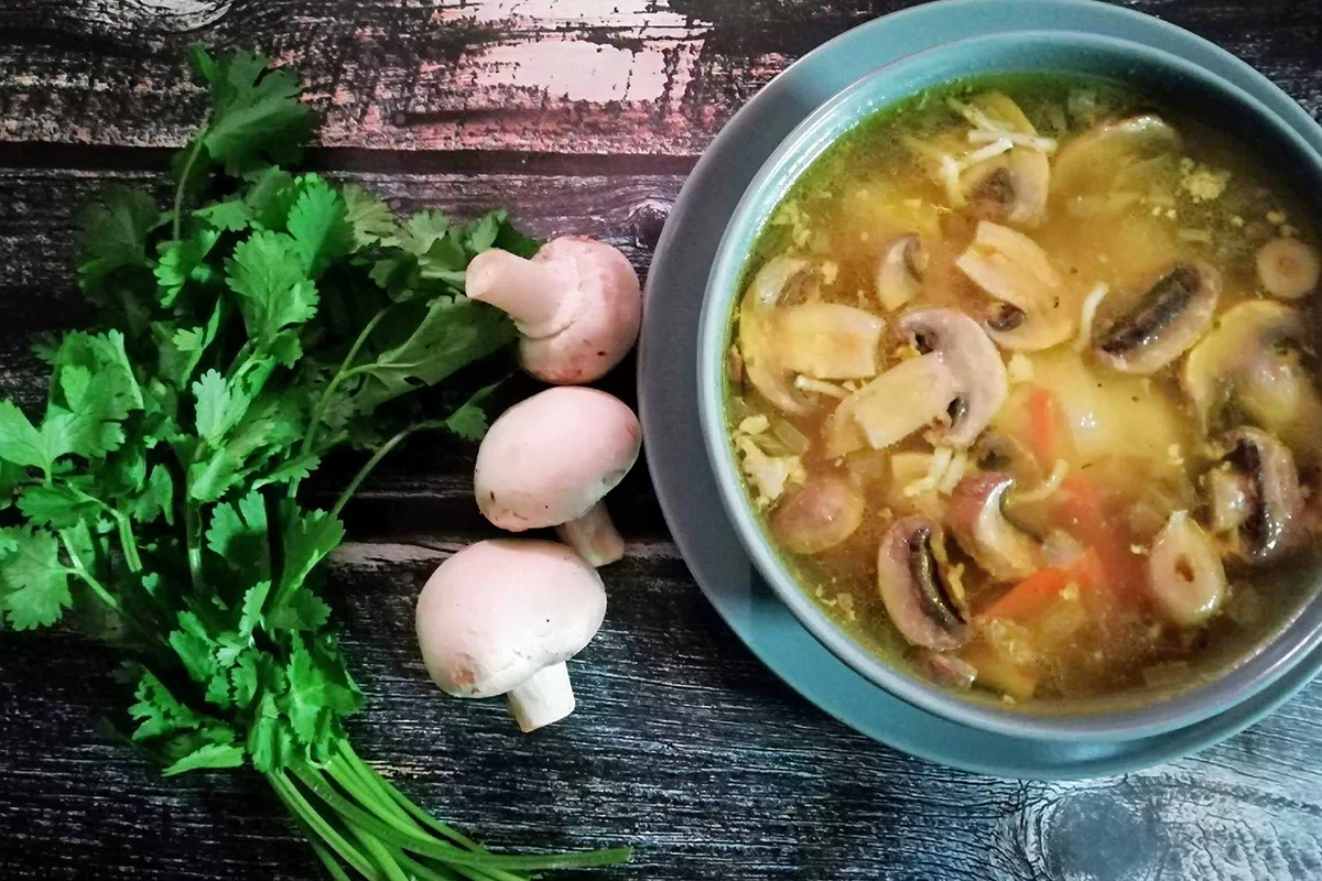 Рецепт грибного супа для Великого поста