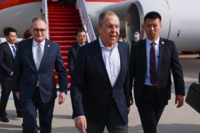 Russian Foreign Minister Lavrov arrives in Beijing