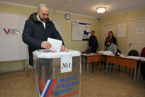 Глава Орехово-Зуевского г.о. Руслан Заголовацкий проголосовал за своего кандидата