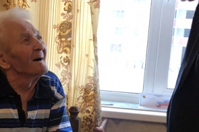 Глава Думы г. о. Тольятти поздравил фронтовика с 95-летием