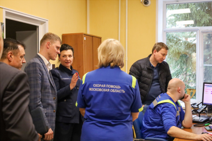 Анна Кротова осмотрела станцию скорой помощи в Лобне