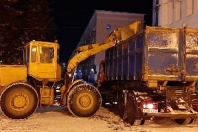 Из Иванова с начала сезона вывезли 11,5 тыс. кубометров снега